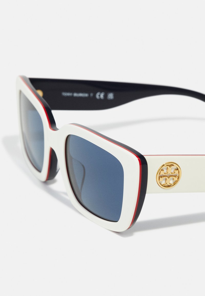 Tory Burch Blue and Ivory Sunglasses ?️ Tory Burch TY7169U M (52 - 17) with Blue lenses and Blue  main image 2