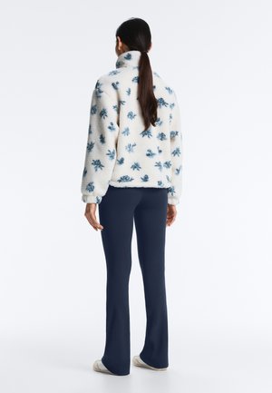 OYSHO FLORAL - Veste polaire - light blue