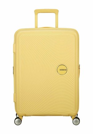 SOUNDBOX TROLLEY ROLLEN - Wheeled suitcase - pastel yellow