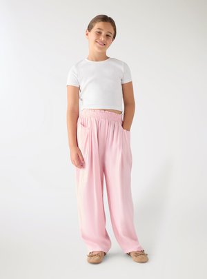 Terranova, PANTALONE LUNGO TINTA UNITA - Pantaloni - rosa confetto