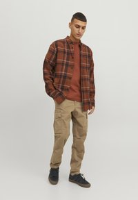 Jack & Jones JPSTACE JJTUCKER AMA - Cargo trousers - otter