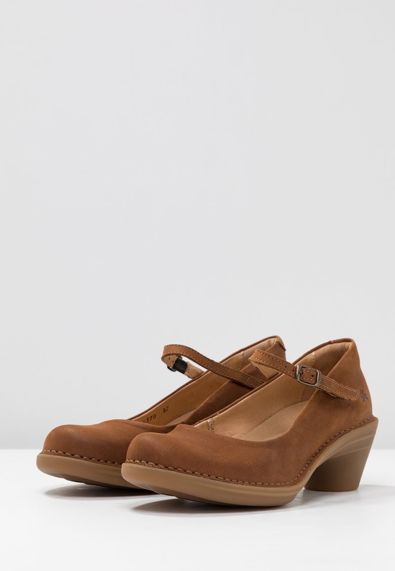 Escarpins El Naturalista En Nubuck Marron - Pointure 38 EUR - Occasion Très Bon état