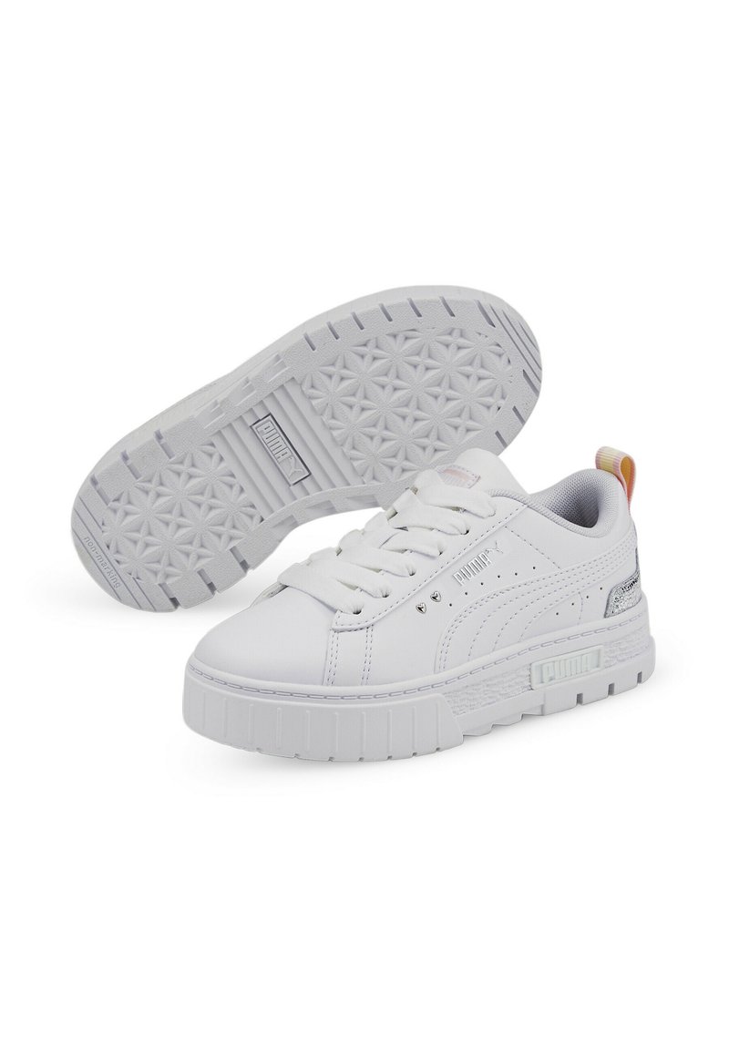 Kinder Sneaker low | Puma MAYZE SHINY CHICA Sneaker low puma white-puma silver/weiß - LL85967 Kinder Sneaker low | Puma MAYZE SHINY CHICA Sneaker low puma white-puma silver/weiß - LL85967