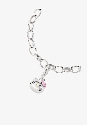 THOMAS SABO, HELLO KITTY CHARM MIT PINKER SCHLEIFE - Anhänger - silver-coloured
