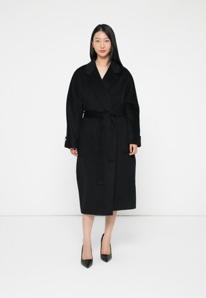 WOMEN'S COAT WITH BELT - Klassisk frakke - nero
