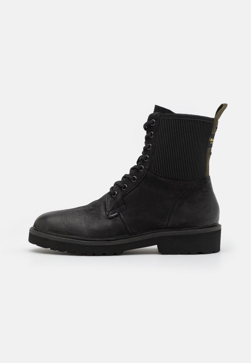 Blauer IRON Laceup ankle boots black Zalando.co.uk