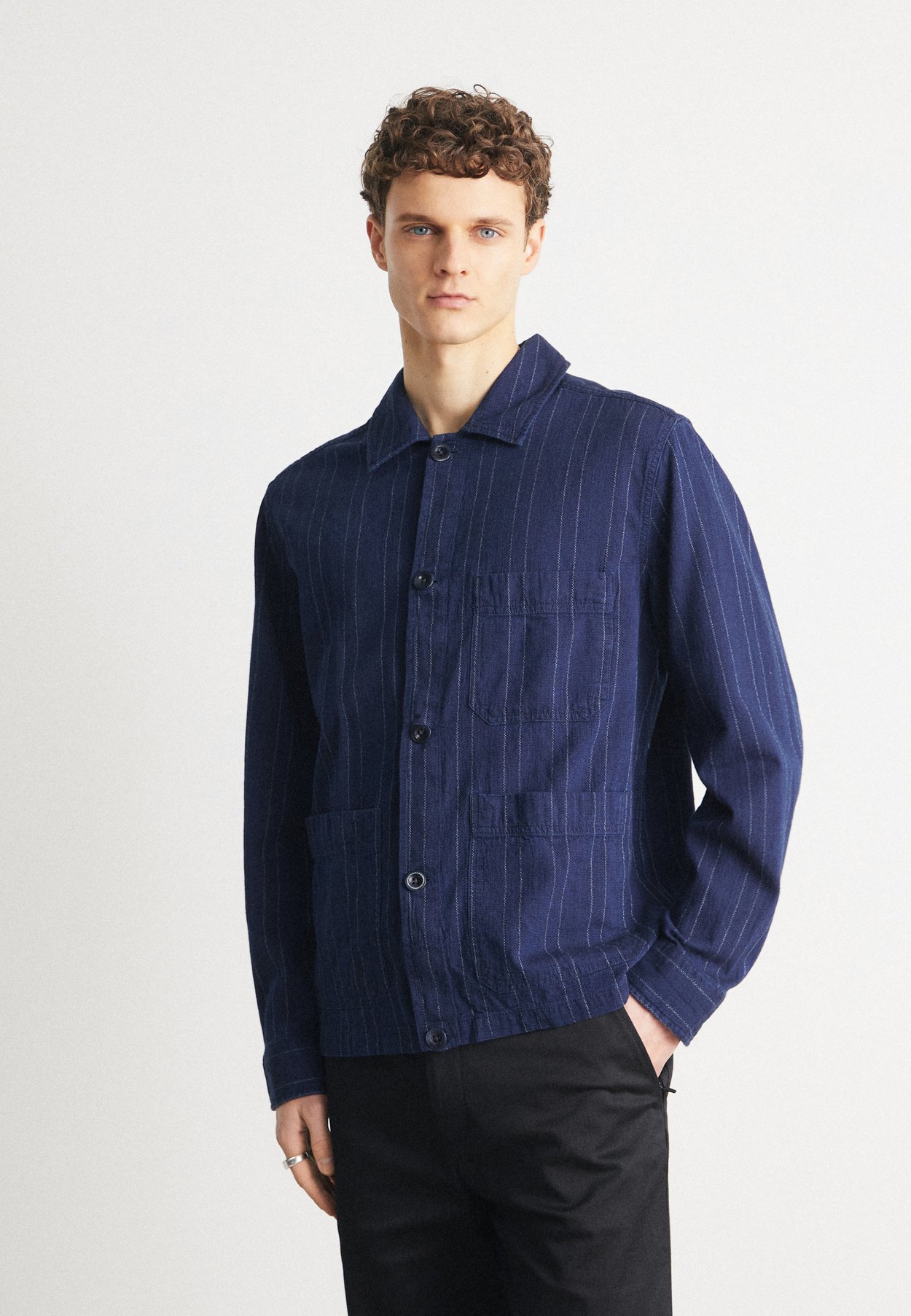 STRIPED OVERSHIRT