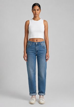 ACANFORA, DENIM - Jean droit - blu