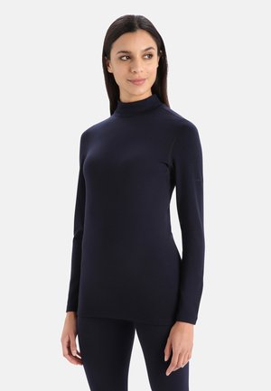 MERINO 260 TECH LS TURTLENECK LONG SLEEVED TOP BLACK - Langarmshirt - midnight navy