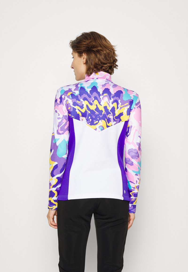 Damen Sportbekleidung | Colmar Fleecejacke white/deep purple/weiß - BA20815 Damen Sportbekleidung | Colmar Fleecejacke white/deep purple/weiß - BA20815