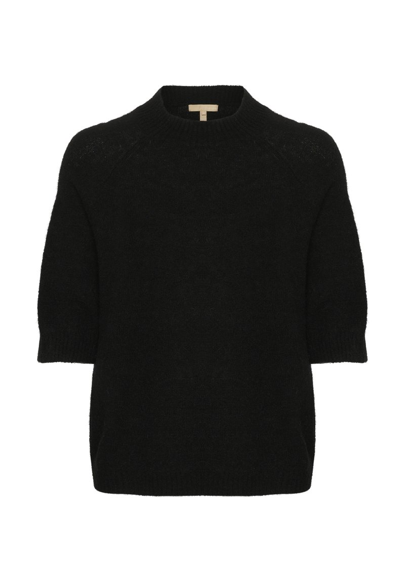 culture T-shirt basic zwart