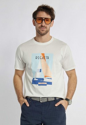 Print T-shirt - white