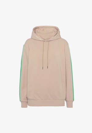 Majica s kapuljačom - beige, grün