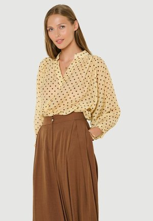 LolaLiza, POLKA DOT BLOUSE POLKA DOT BLOUSE - Pluus - yellow pastel