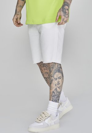 SIKSILK Jeans Shorts - white