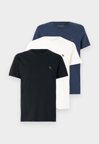 3-Pack Polished Signature Icon Tees - T-shirts - casual black/mood indigo/white sand