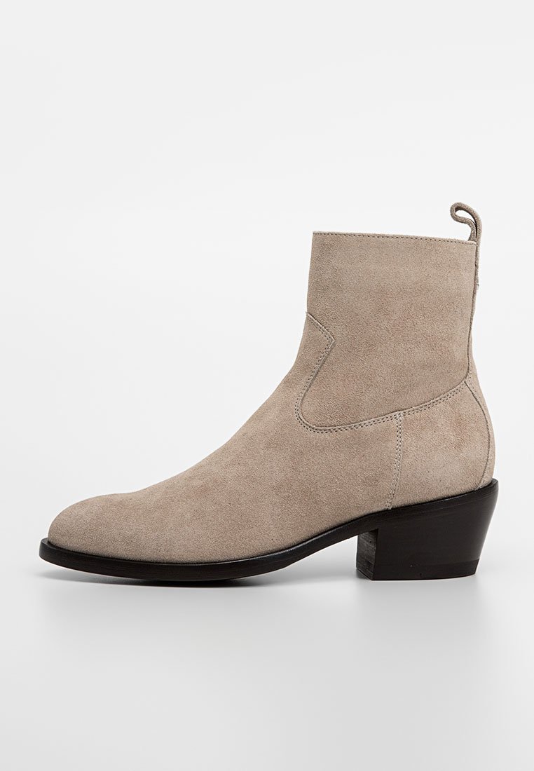 Jimmy Choo Cowboy-/Bikerlaarsjes graniet