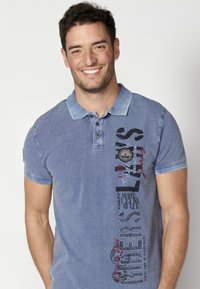Koroshi SHORT SLEEVE  - Polokošeľa - indigo blue
