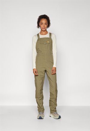 VARDAG DUNGAREE TROUSERS W - Hlače za na prostem - green