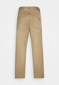 Carhartt WIP ABBOTT PANT DENISON - Calças - leather rinsed