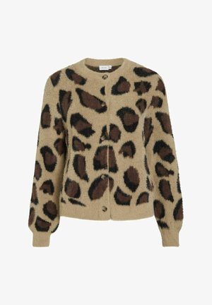 VILA GEKNÖPFTER - Cardigan - tan