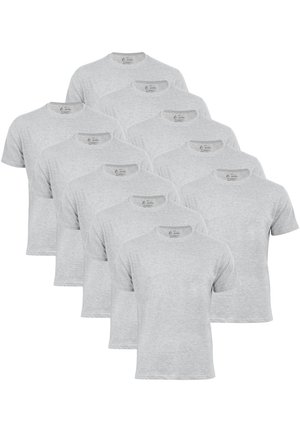 Cotton Prime 10ER PACK  O-NECK - TEE - Basic T-shirt - grau