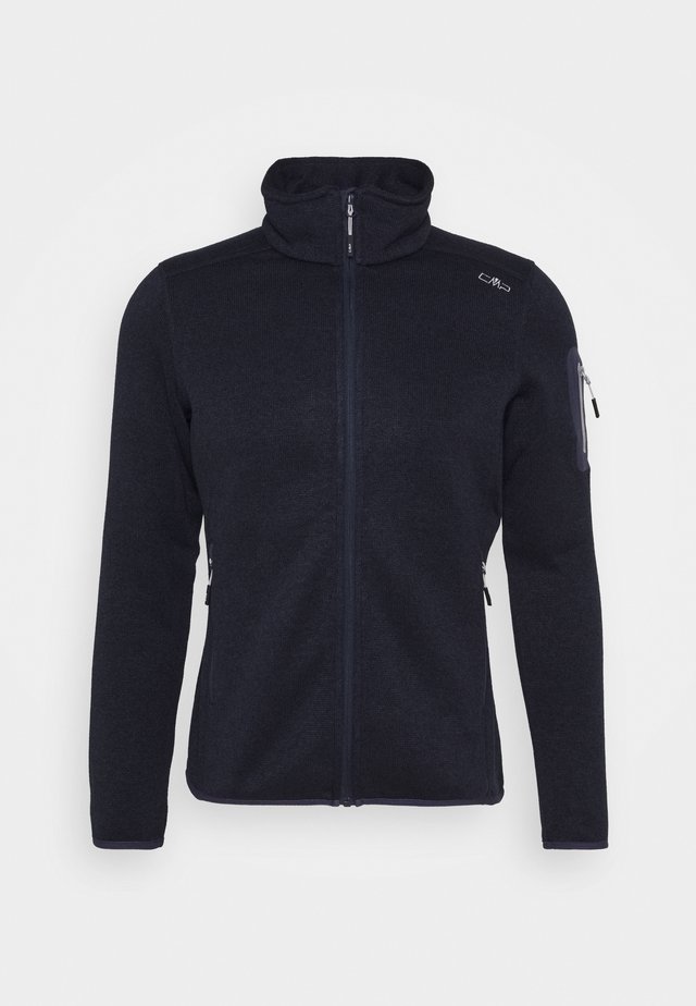 Fleece jacket - blue/grey