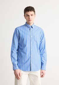 GANT - CLASSIC STRIPE SHIRT - Shirt - greece blue Thumbnail Image 1