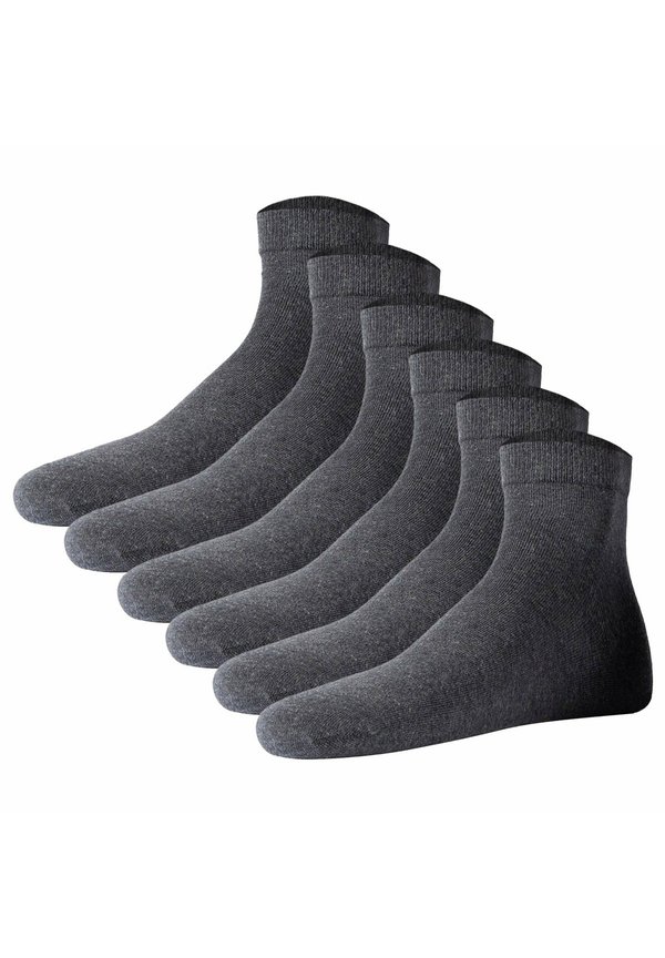 6 PACK - Socken - anthrazit meliert