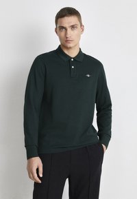 GANT SHIELD RUGGER - Poloshirt - green