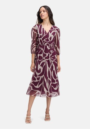 Vestito casual - dark red nature