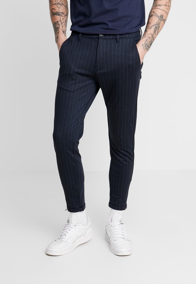 PISA PINSTRIPE - Chinos - navy pin