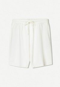 TEXTURED - BERMUDA - Tracksuit bottoms - white