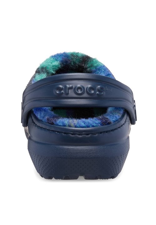 Crocs Zuecos unisex Classic Lined Clog Azul marino — foto 4