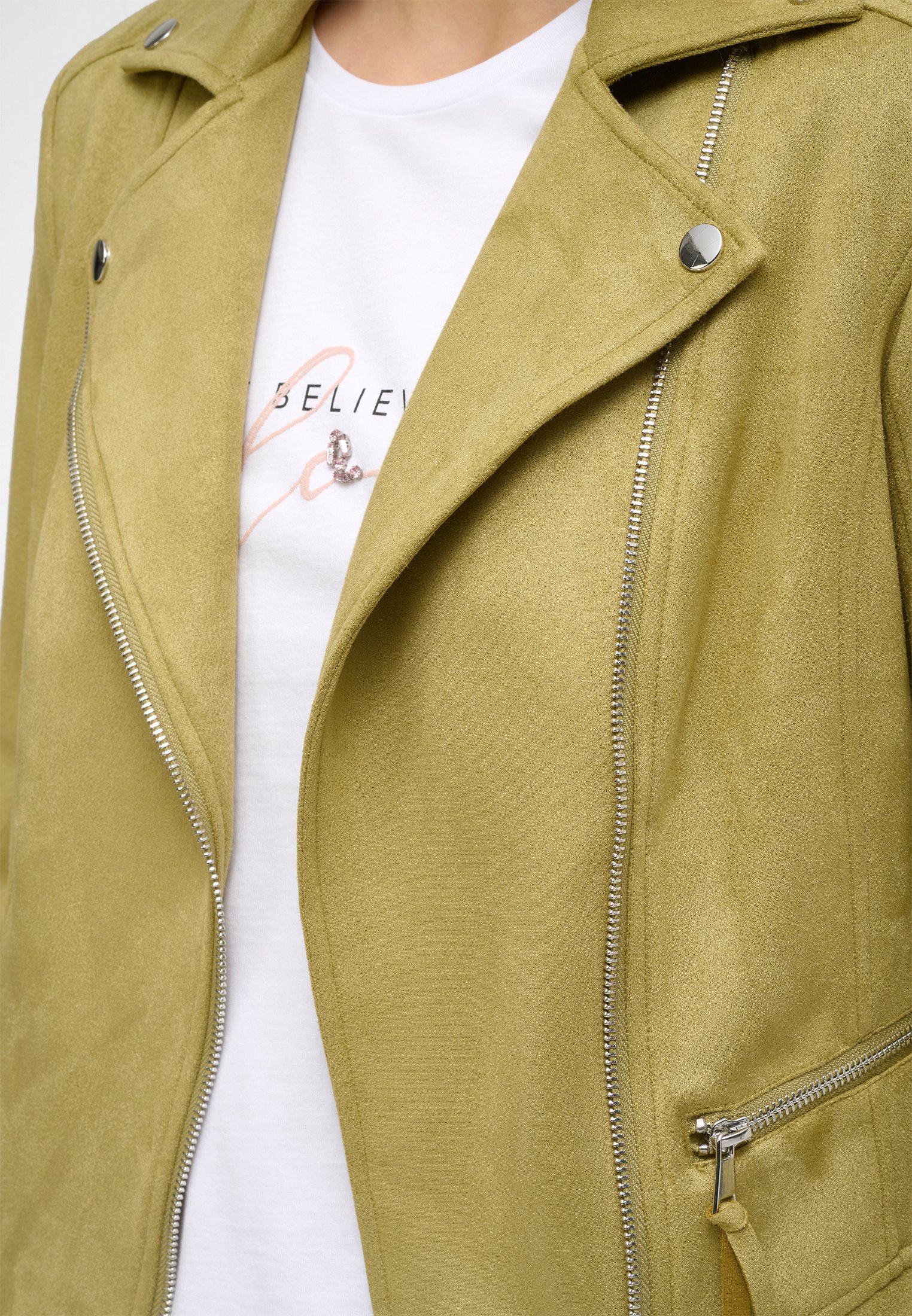 Damen Kunstlederjacke Damen Kunstlederjacke