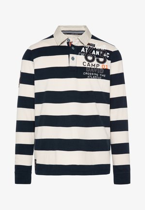 Camp David MIT BLOCK - Polo - blue navy ecru