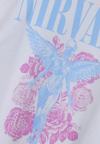 LMTD NIRVANA - Camiseta estampada - bright white
