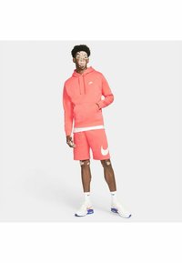 Nike Sportswear SPORTSWEAR CLUB FLEECE - Sweatshirt com capuz - rotweissrotrot
