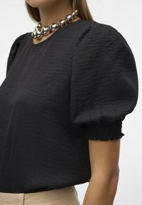 Vero Moda VMMELONEY SMOCK - Tričko s potlačou - black