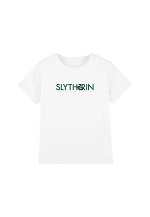 Cotton Soul, HARRY POTTER SLYTHERIN HOUSE PRIDE UNISEX - T-Shirt print - white