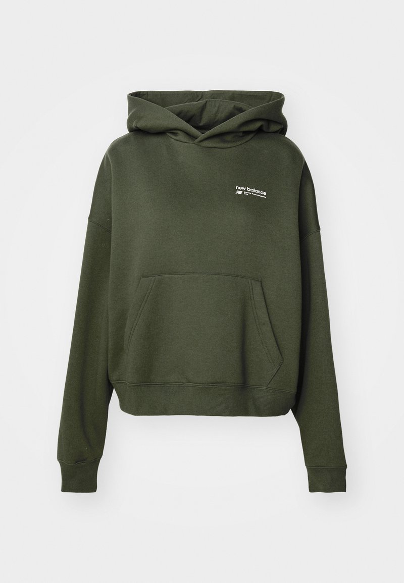 New Balance Beige Recycled Polyester Hoodie