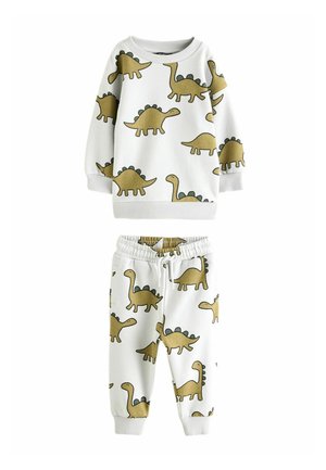 ALL OVER CHARACTER AND JOGGERS SET - Tepláková súprava - mineral blue dinosaurs