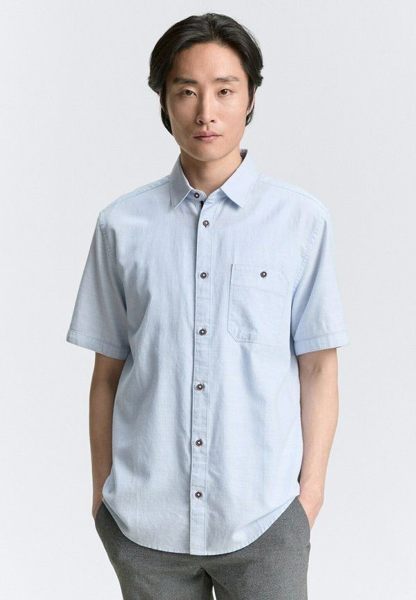 REGULAR FIT KURZARM MIT BRUSTTASCHE - Hemd