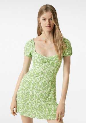 FLORAL PRINT - Jumper dress - green