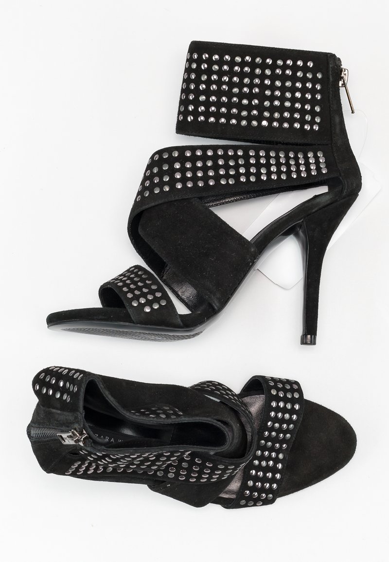 Zara High Heel Sandalette - black