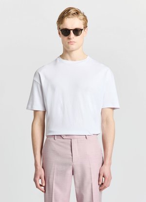 Calliope, T-SHIRT TINTA UNITA - T-shirt basic - bianco ottico