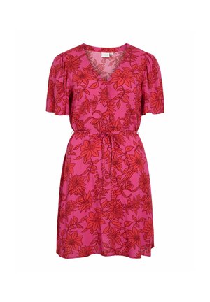 VILA, Short VIGRACE Short sleeved - Robe de jour - raspberry rose