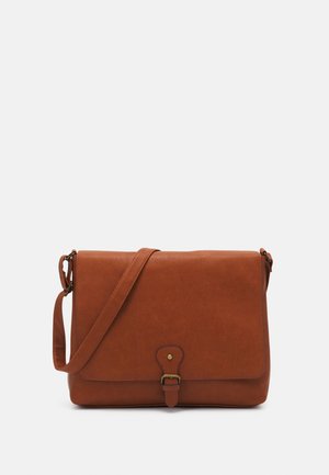 Sac ordinateur - cognac