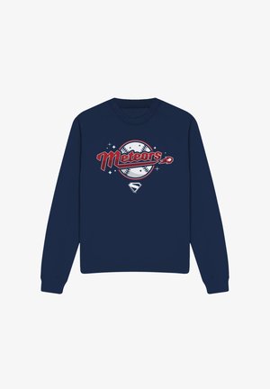 Cotton Soul, SUPERMAN 2025 METEORS LOGO - Sweatshirt - dark blue