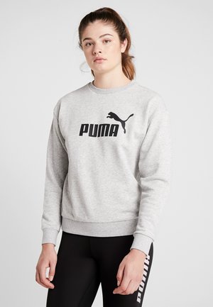 LOGO CREW - Felpa - light gray heather